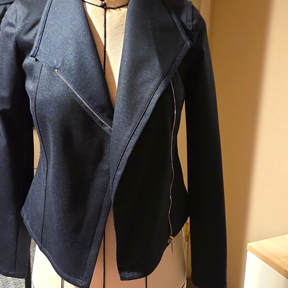 Tommy Hilfiger Women's Navy Jacket - Picture 4 of 5